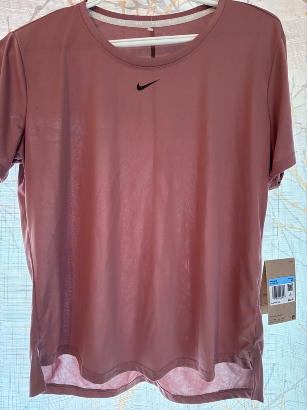Nike Women's Short-Sleeve Tee in Dusty Mauve